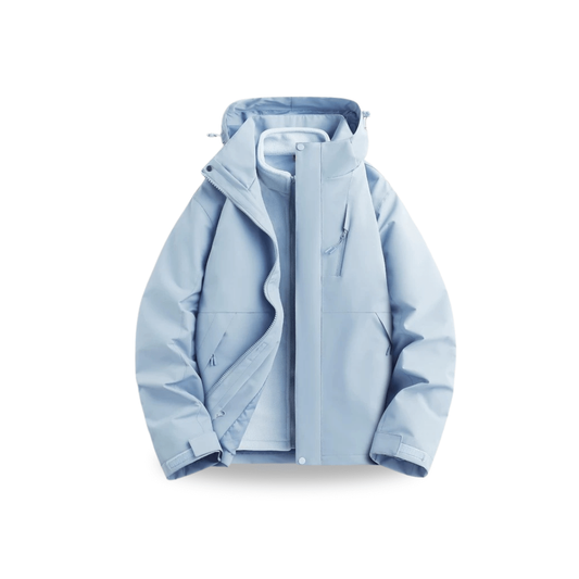 Rain Jacket - Women's 3-in-1 - Removable Fleece Liner