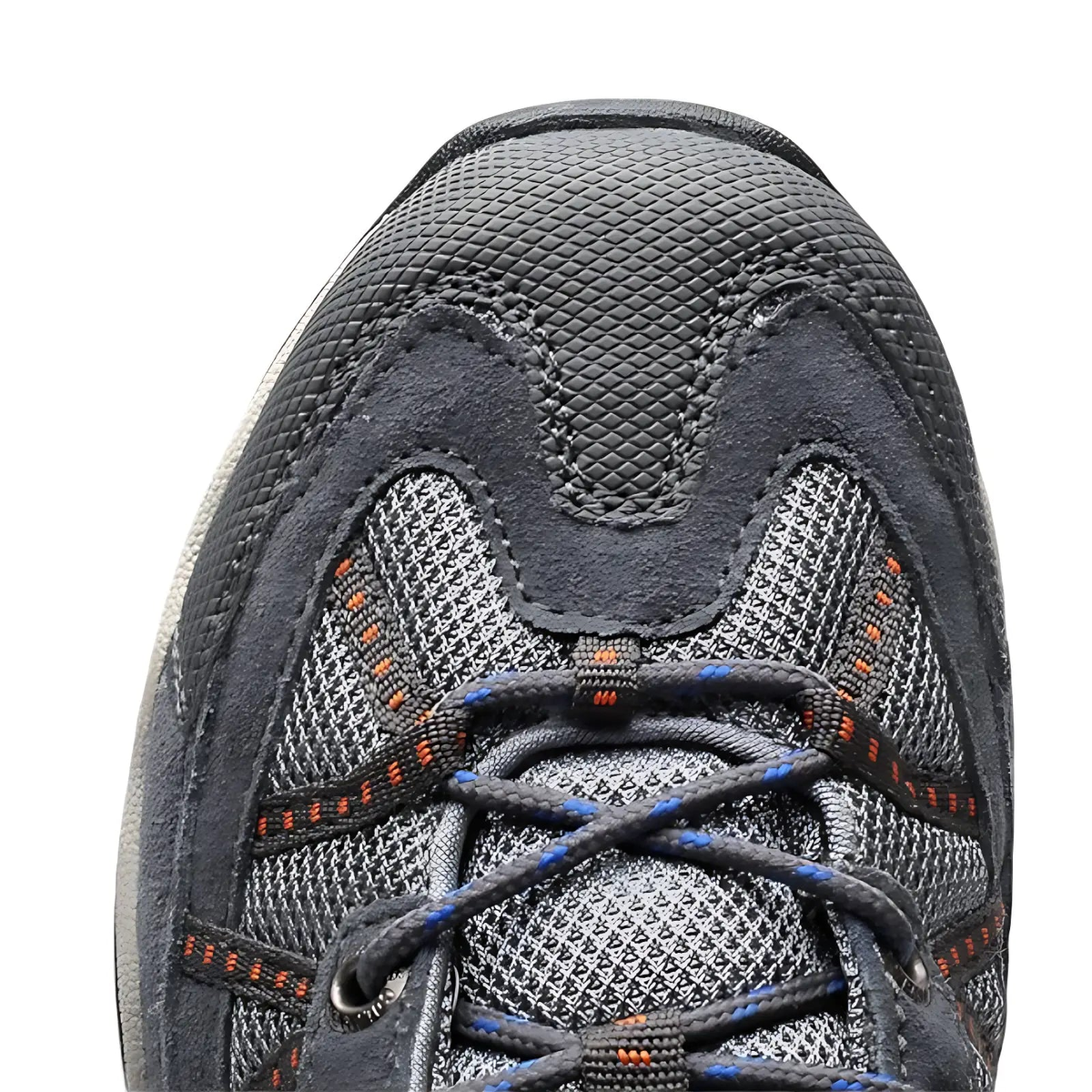 Women's Hiking Shoes - Lugged Sole - Suede & Mesh
