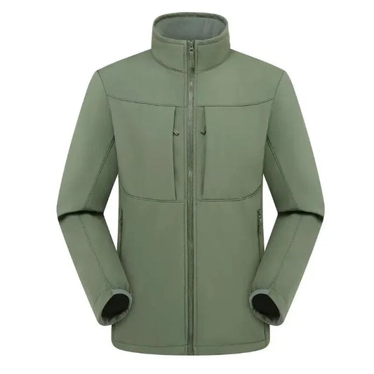 Men's Softshell Jacket - Fleece-Lined & Water Resistant - Windproof