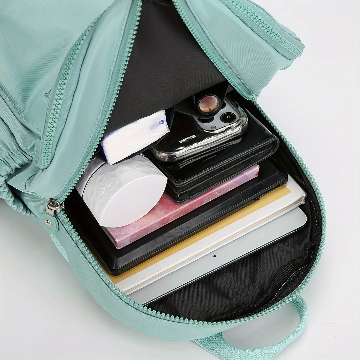 Mini School Backpack for Girls - Front Tablet Pocket - Lightweight