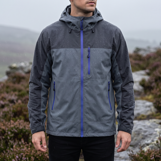 Unisex Rain Jacket - Waterproof & Windproof - Adjustable Hood