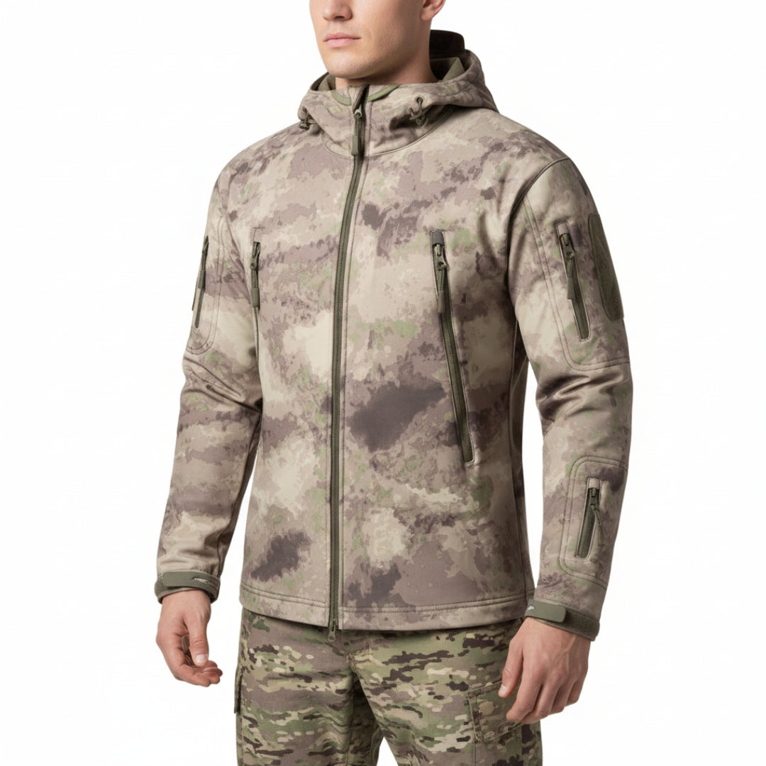 Men's Camo Hunting Jacket - Waterproof - Windproof