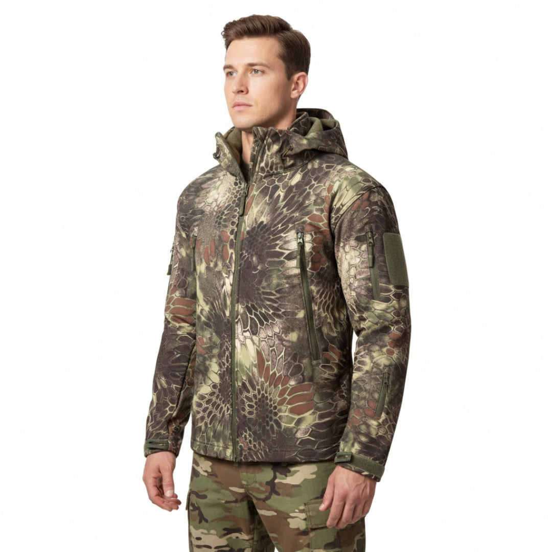 Men's Camo Hunting Jacket - Waterproof - Windproof