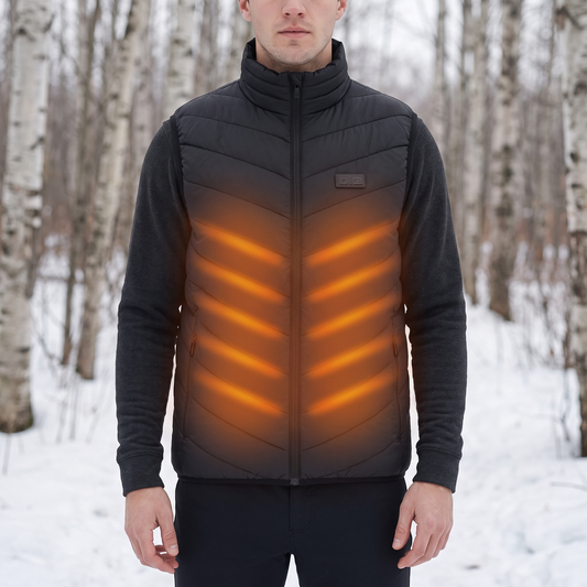 Heated Vest for Men & Women - 9, 15 or 21 Heat Zones - USB-C Powered