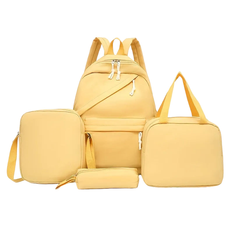 Girls Backpack Set - 4-in-1 with Crossbody Bag and Pencil Case