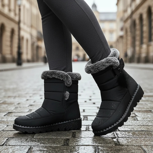 Women's Winter Boots - Waterproof & Warm Lined - Non-Slip