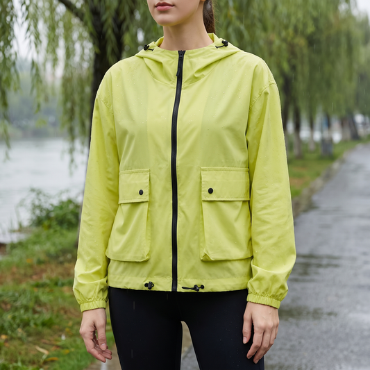 Women's UV Protection Jacket - Ultra-Lightweight & Packable - Water-Resistant