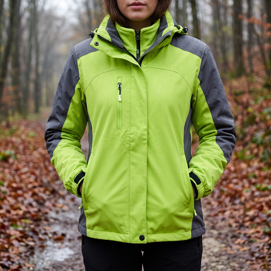 Waterproof Jacket - Women's 3-in-1 - Removable Fleece Liner