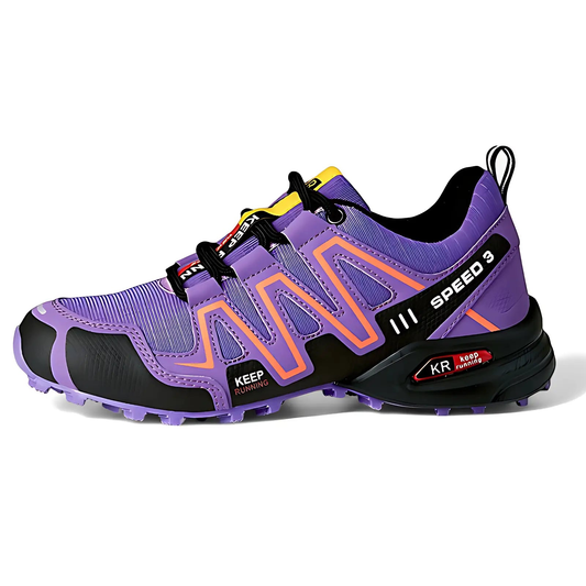Lightweight Women's Hiking Shoes - Quick-Lace Toggle - Grippy Tread