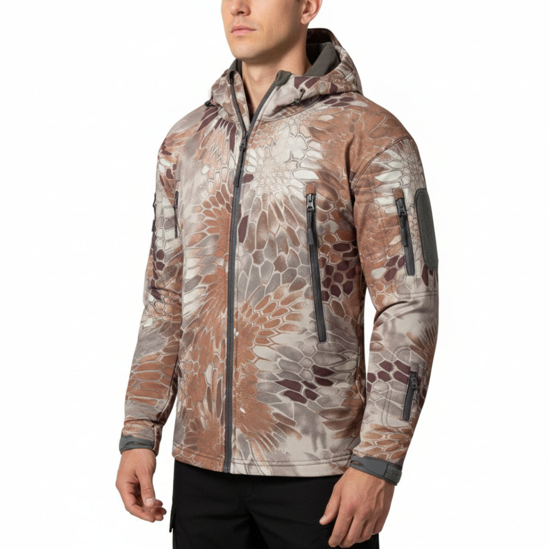 Men's Camo Hunting Jacket - Waterproof - Windproof