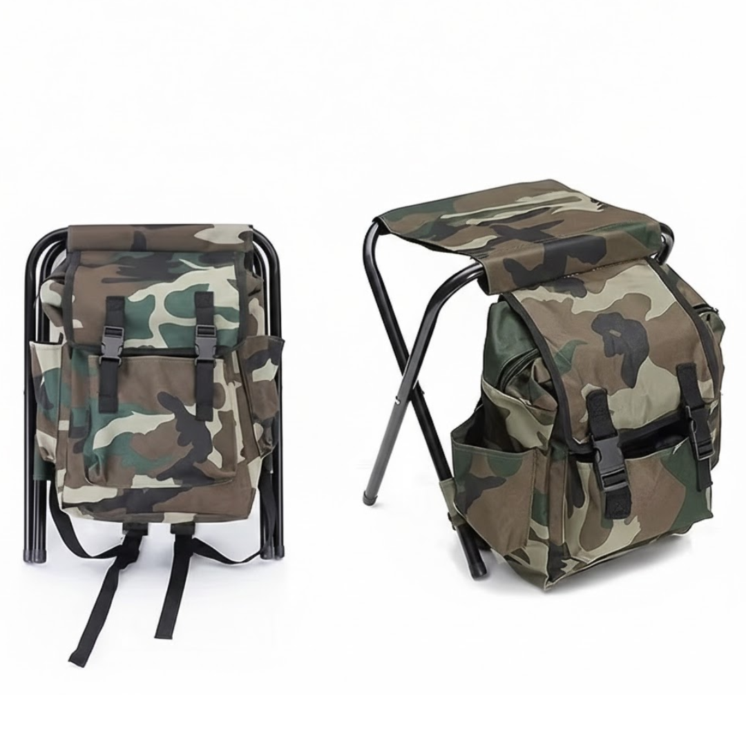 Camping Stool with Bag – Backpack Chair – Portable