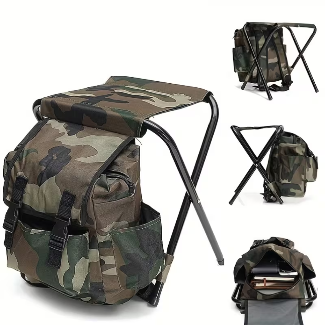Camping Stool with Bag – Backpack Chair – Portable