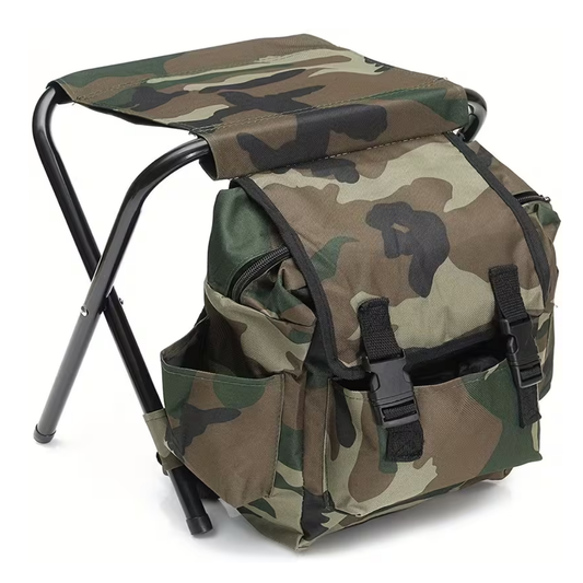 Camping Stool with Bag – Backpack Chair – Portable