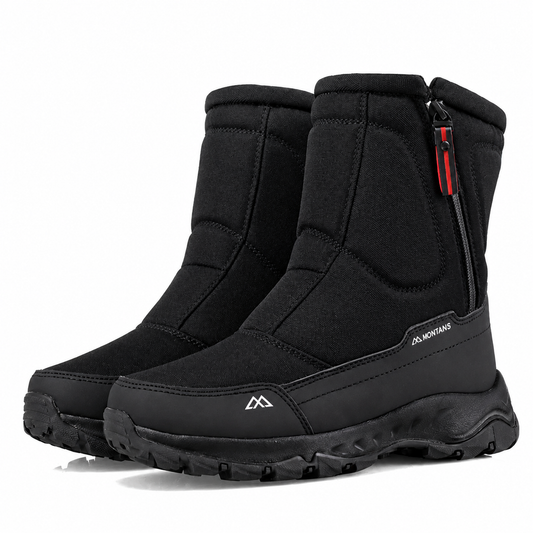 Zip-Up Winter Boots for Men - Mid-Calf - Waterproof