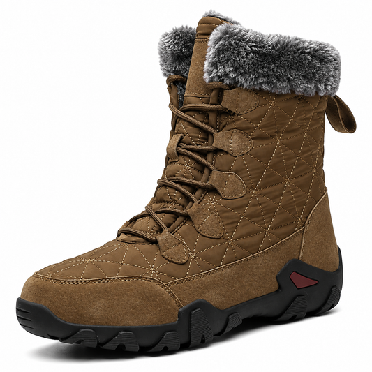Tall Winter Boots for Men - Quilted - Waterproof