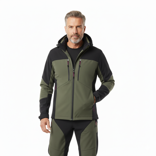 Men’s Softshell Set – Jacket and Pants – Outdoor Trekking