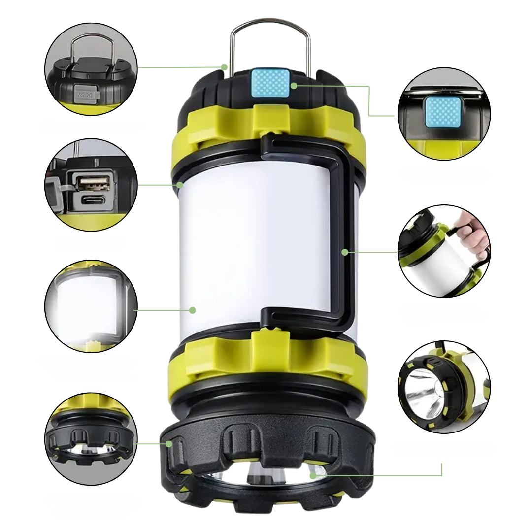 Rechargeable LED Lantern – Compact & Powerful