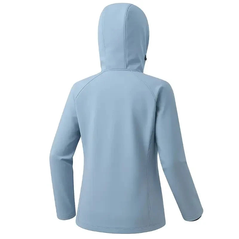Women's Softshell Jacket - Water-Resistant & Hooded - Fleece Lined