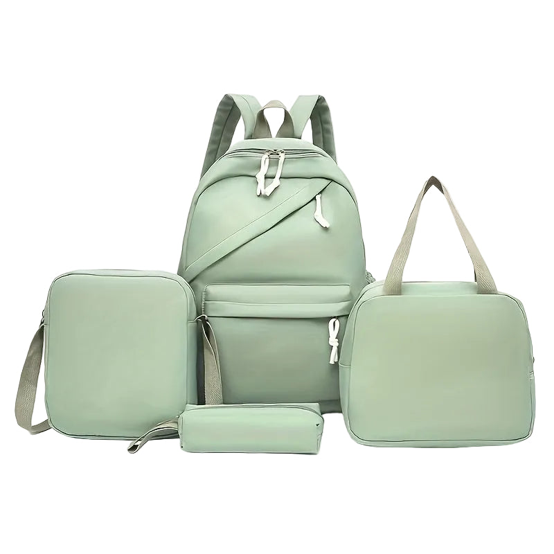 Girls Backpack Set - 4-in-1 with Crossbody Bag and Pencil Case