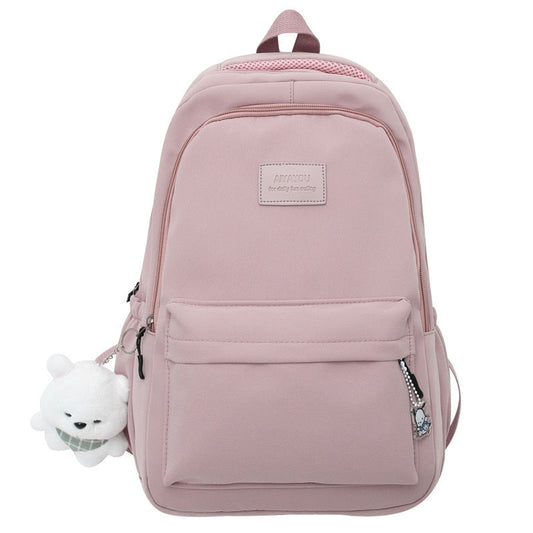 Girls Backpack - Waterproof - Large Zipped Front Pocket