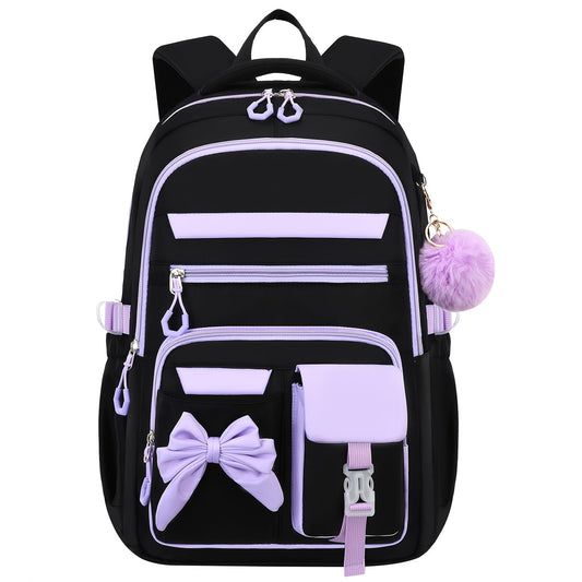 Girls Backpack - Bow Detail - Fits a 15.6" Laptop