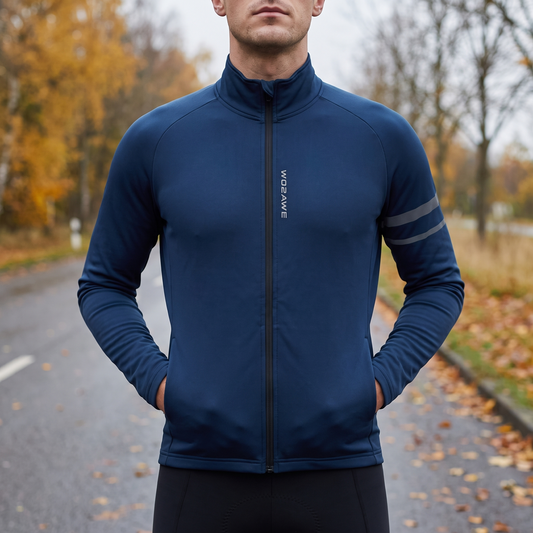 Men's Winter Cycling Jacket - Slim Fit - Windproof