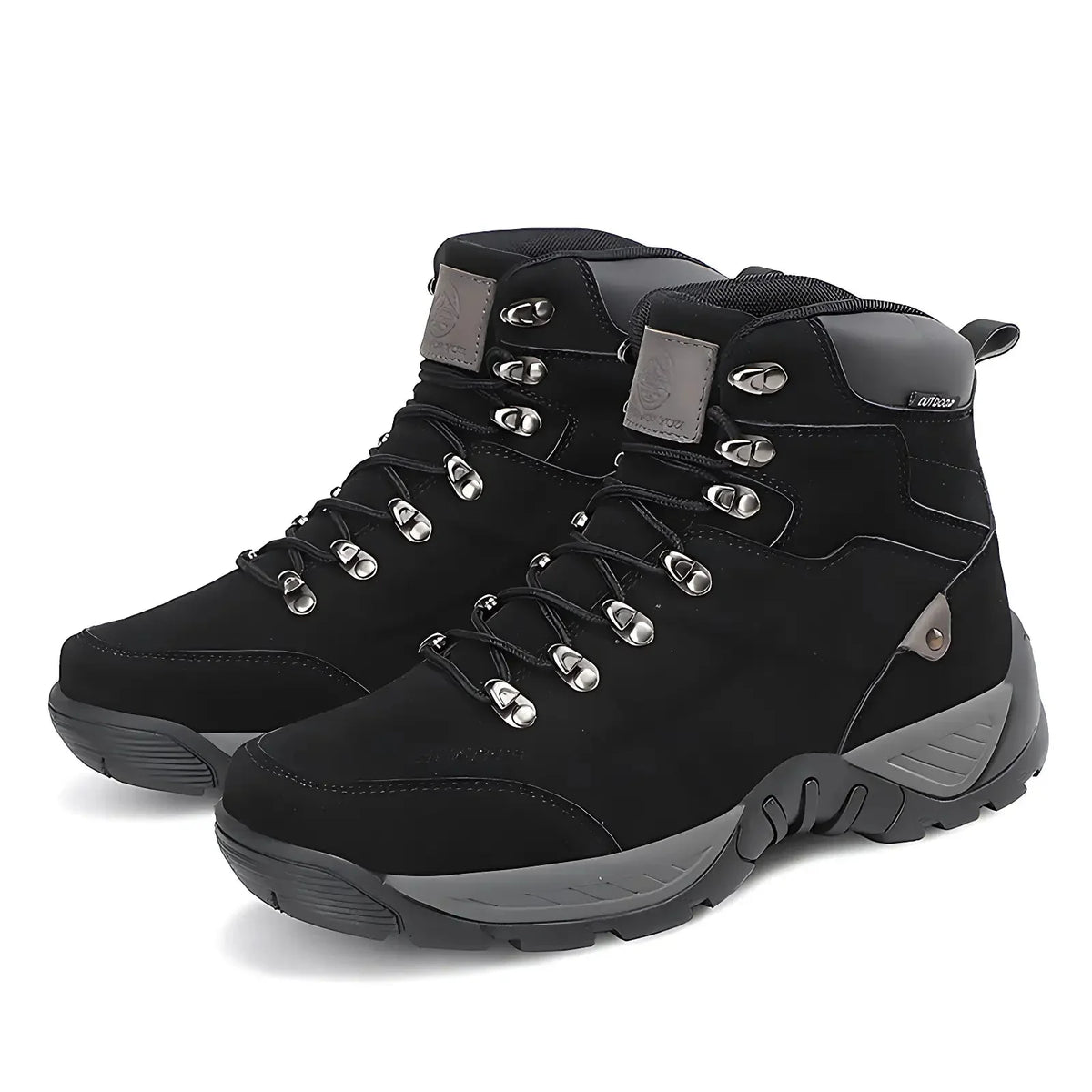 Men's Hiking Boots - Water-Resistant & Ankle Support - Non-Slip Tread
