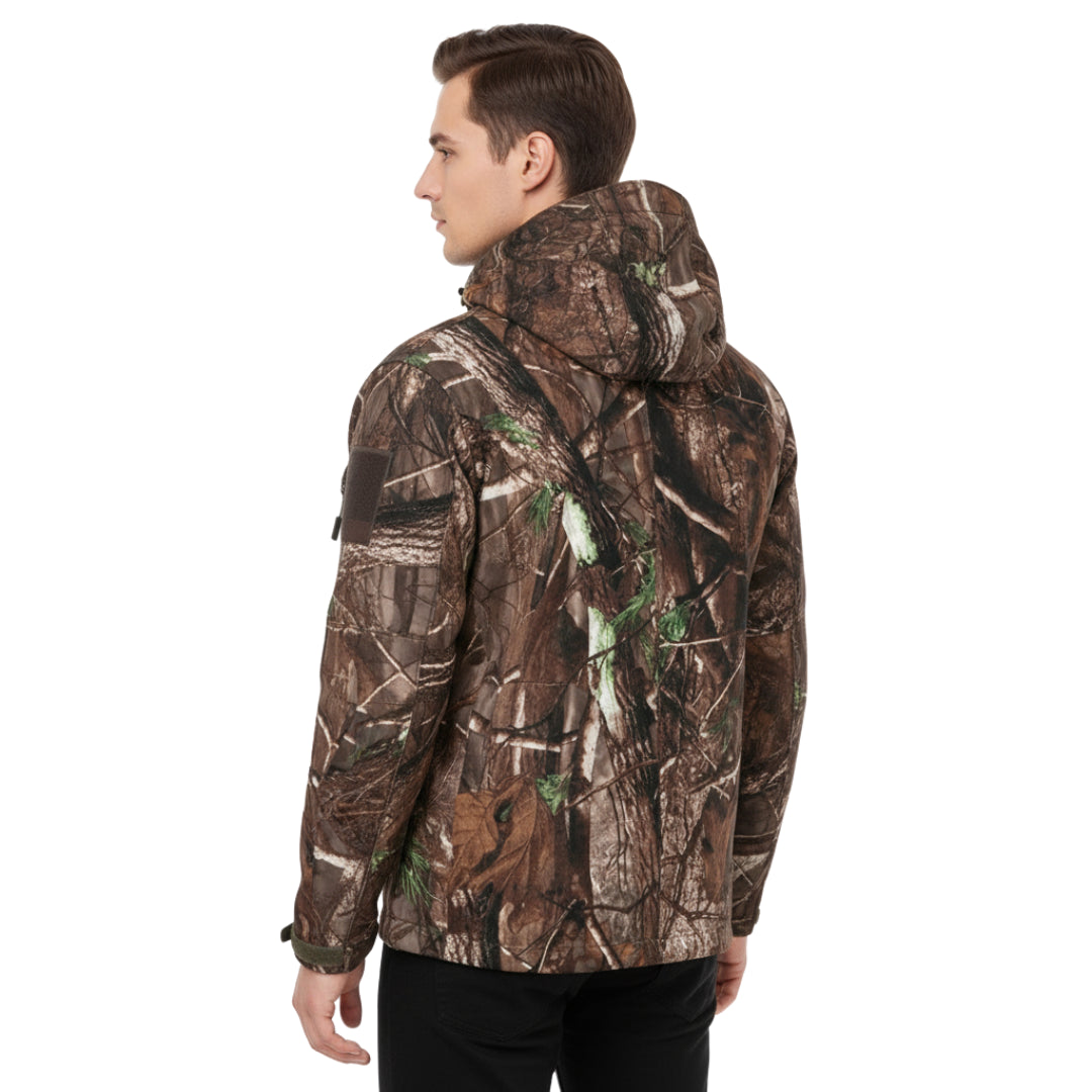 Men's Camo Hunting Jacket - Waterproof - Windproof
