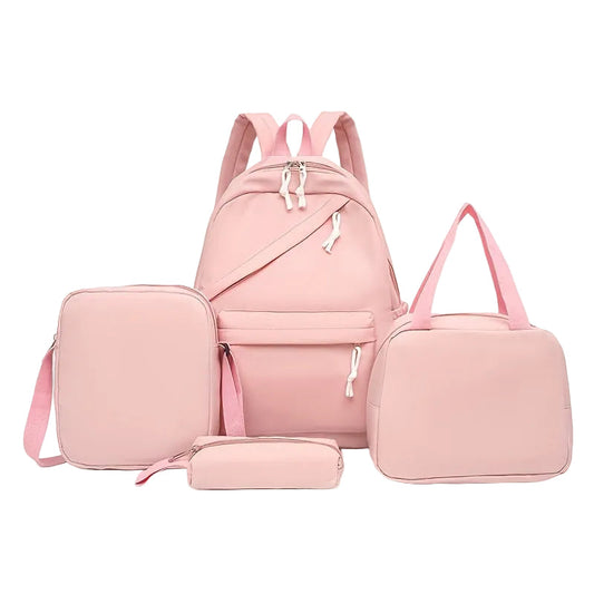 Girls Backpack Set - 4-in-1 with Crossbody Bag and Pencil Case